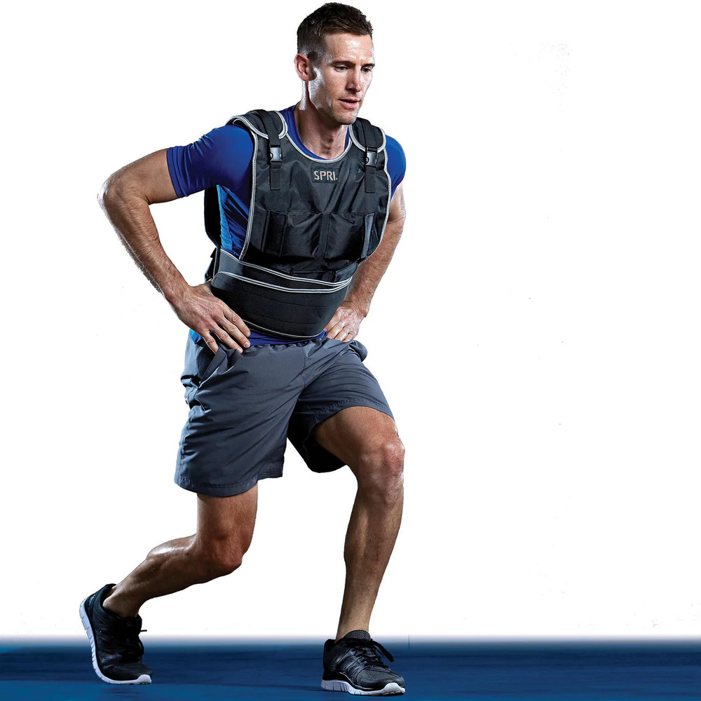 ADJUSTABLE WEIGHTED VEST (20LB) by SPRI