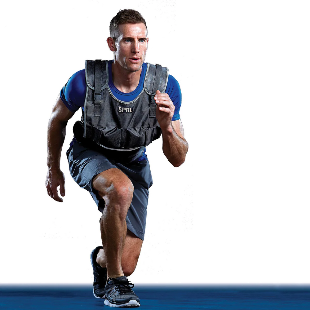 ADJUSTABLE WEIGHTED VEST (20LB) by SPRI