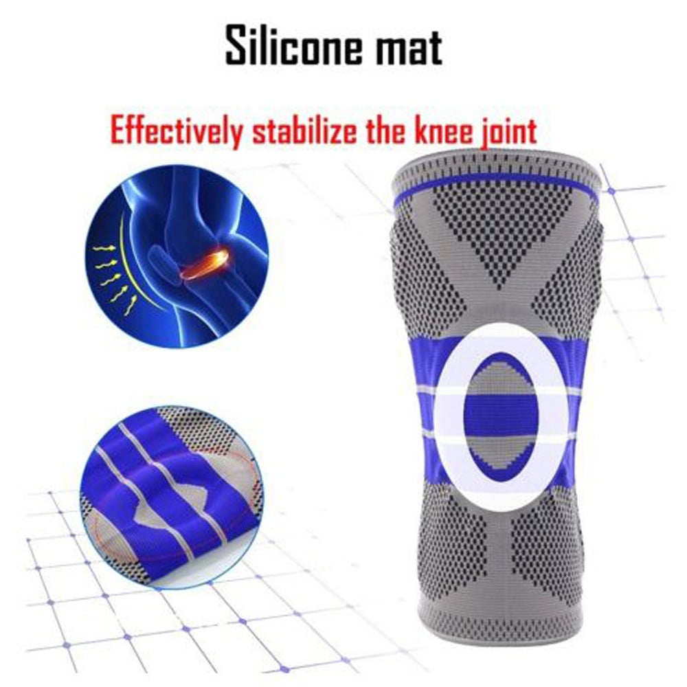 1PCS Patchwork Knee Brace Support Sports Nylon Sleeve Pad Compression Sport Pads Running Basket Elbow Knee Pads