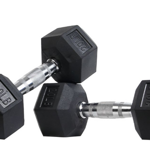 20lbs Dumbell Hex with Ergo Handles Pair