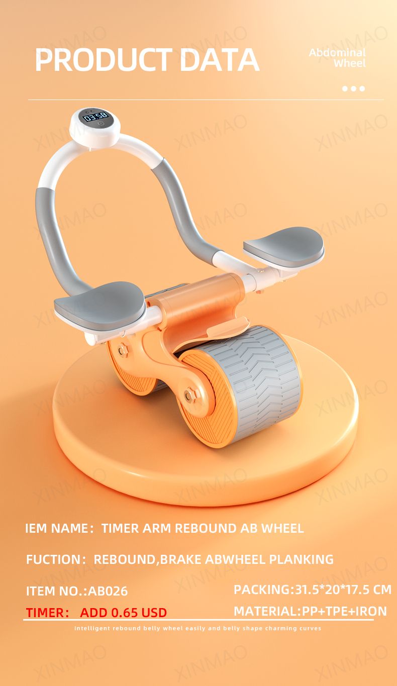 Automatic Rebound Ab Roller