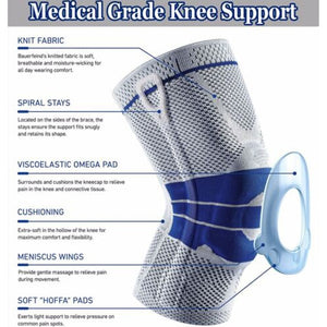 1PCS Patchwork Knee Brace Support Sports Nylon Sleeve Pad Compression Sport Pads Running Basket Elbow Knee Pads