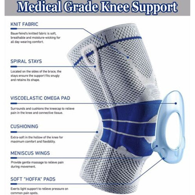 1PCS Patchwork Knee Brace Support Sports Nylon Sleeve Pad Compression Sport Pads Running Basket Elbow Knee Pads