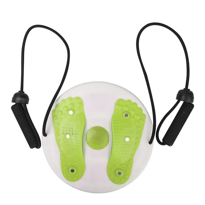 Light green  Twister Plate Twist Board Magnet Plate Twist Disk Slimming Legs Fitness Twist Waist wriggle Plate Balance Foot Massage Disc