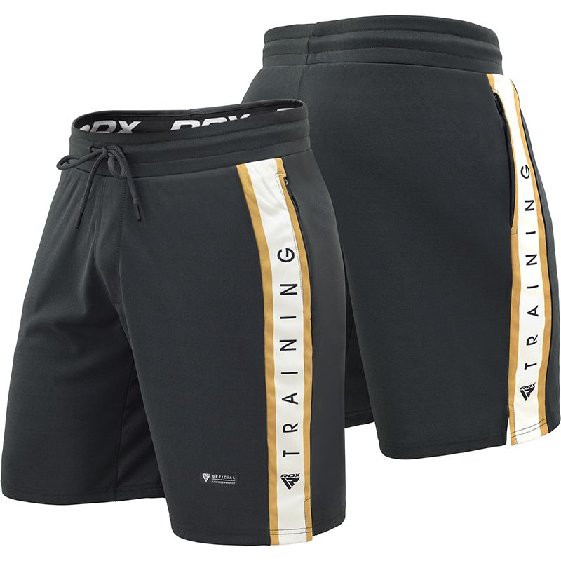 17 AURA EXTRA LARGE BLACK POLYESTER SHORTS & T-SHIRT XL by RDX