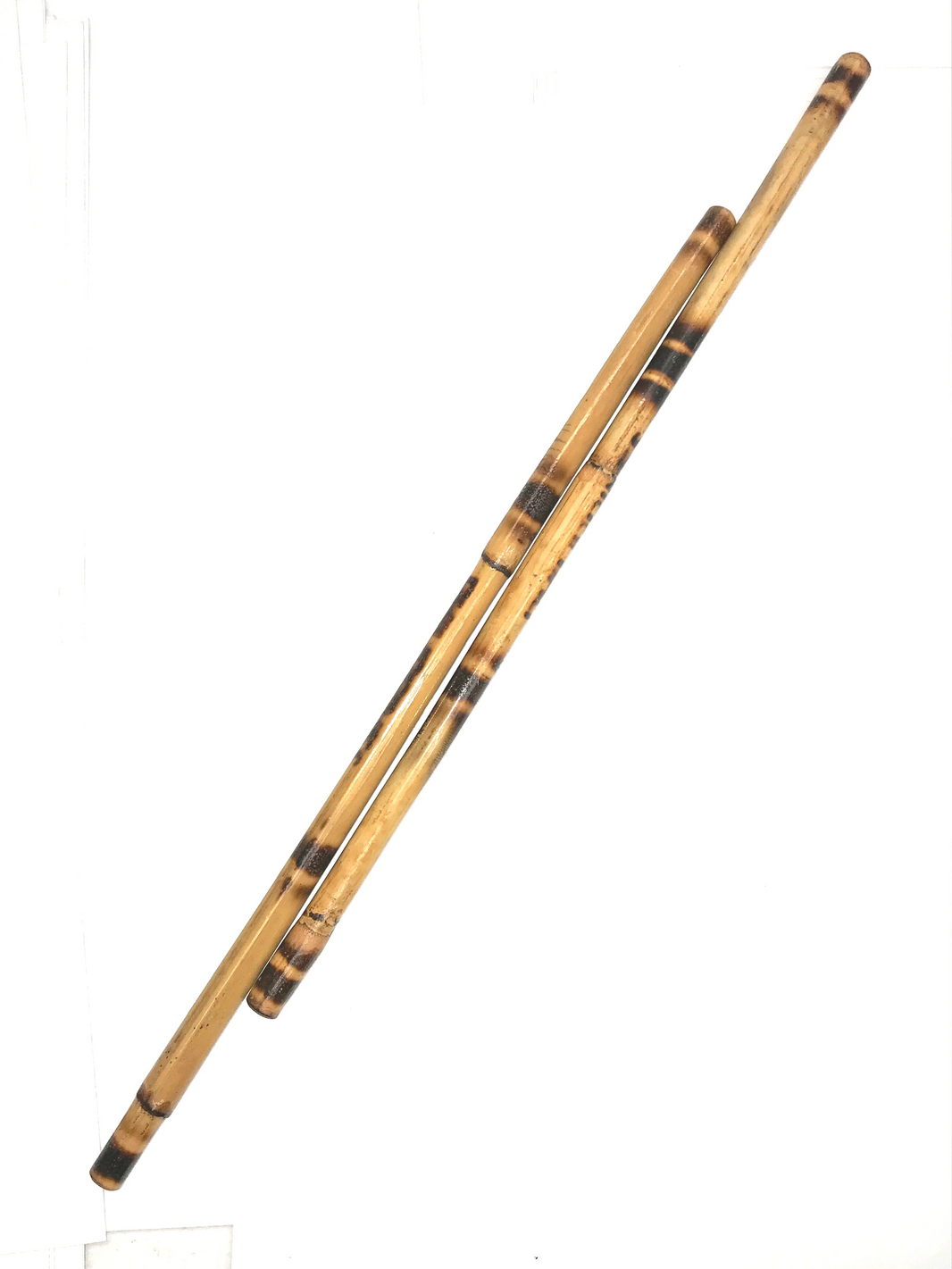 Kids Karate Martial Arts Burned Rattan Escrima Sticks & Case Set