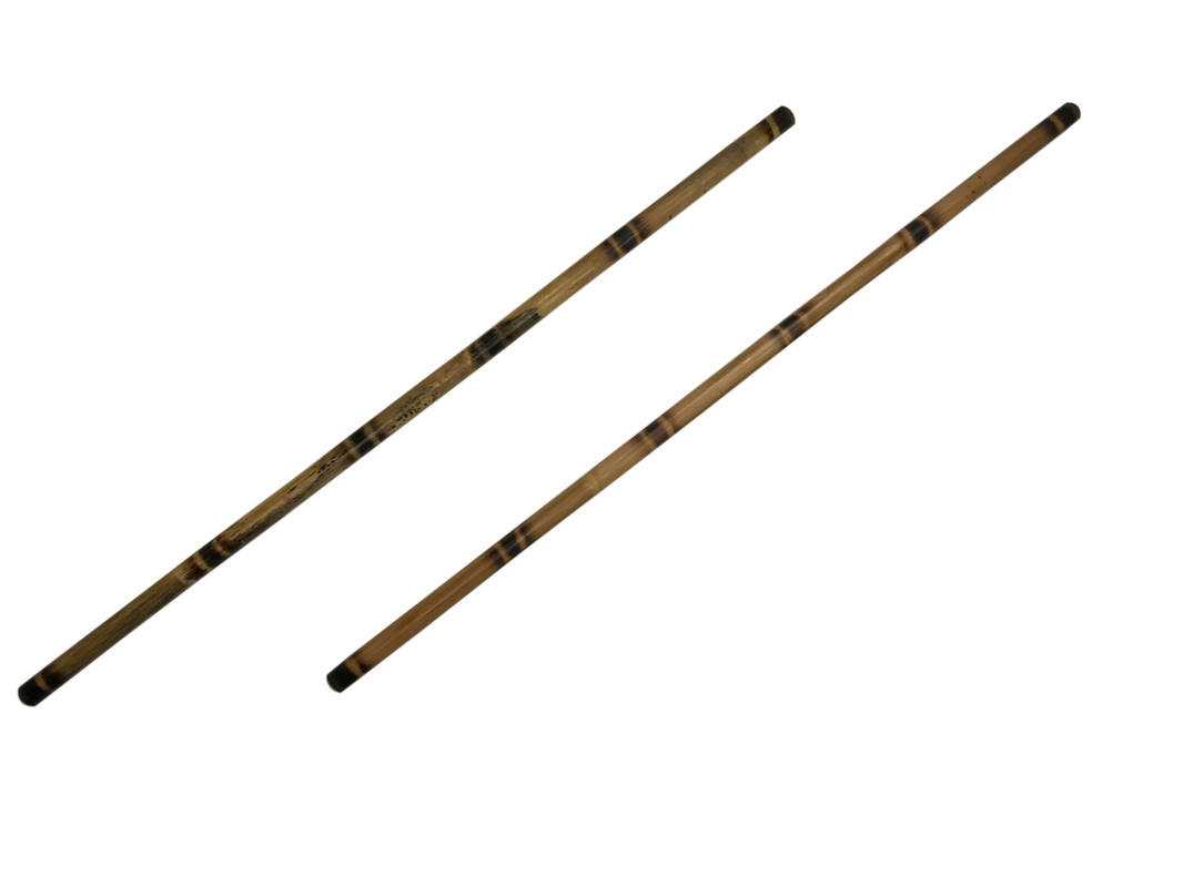 2 Filipino Martial Arts Escrima Kali Arnis Burned Rattan Speed Sticks 28" X .85"