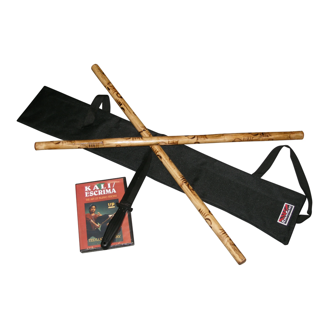 COMPLETE Escrima Kali Arnis Stick & Gear Set