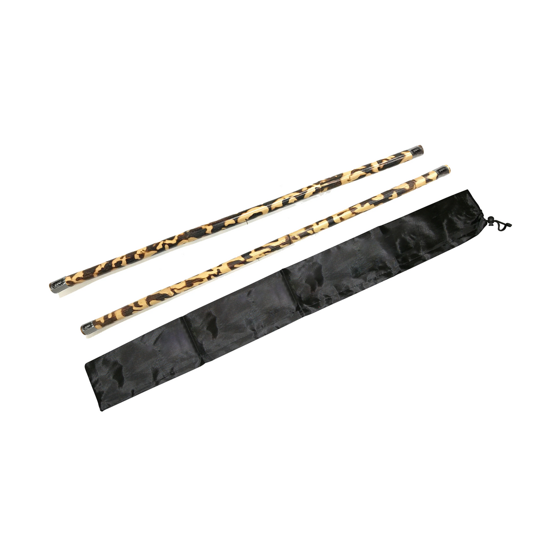 Escrima Kali Arnis Stick Set: Combat Rattan 28" X 1" With Case