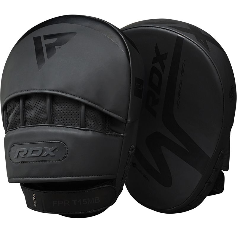 T15 NOIR CURVED BOXING TRAINING PUNCH MITTS by RDX