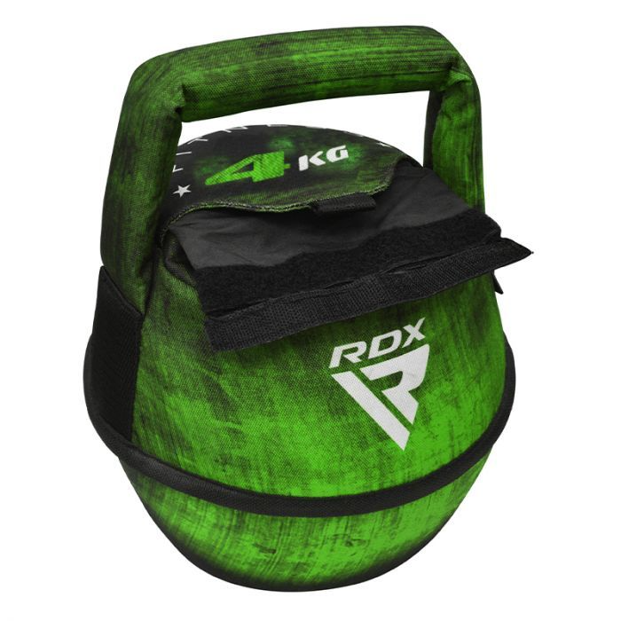 F1 GREEN / BLACK SAND FILLED KETTLEBELL 4-10KG by RDX