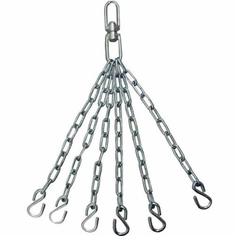 PC SWIVEL WITH 6 STEEL CHAINS S HOOK CONNECTORS FOR HANGING PUNCH BAG by RDX