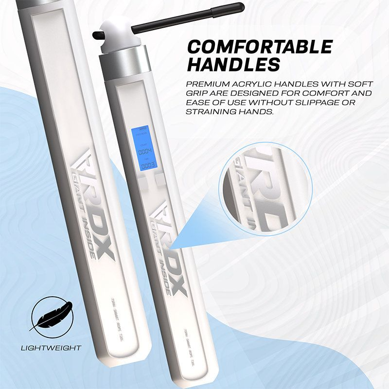 5P RECHARGEABLE 10.3FT SMART SKIPPING ROPE by RDX