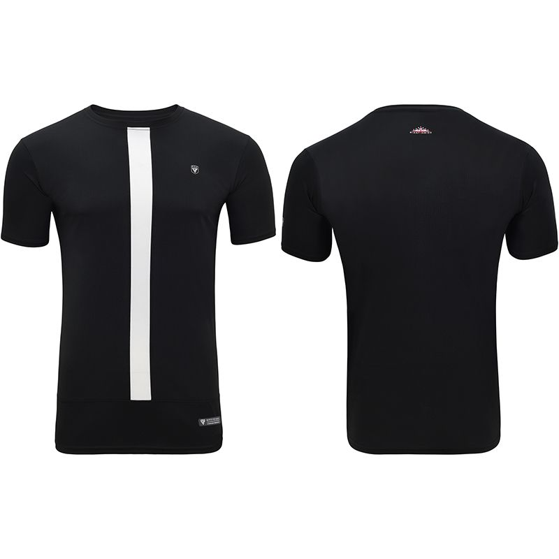 T15 NERO HALF SLEEVE BLACK/WHITE T-SHIRT by RDX