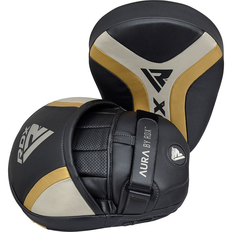 T17 AURA PRO BOXING TRAINING CURVED PUNCH MITTS by RDX