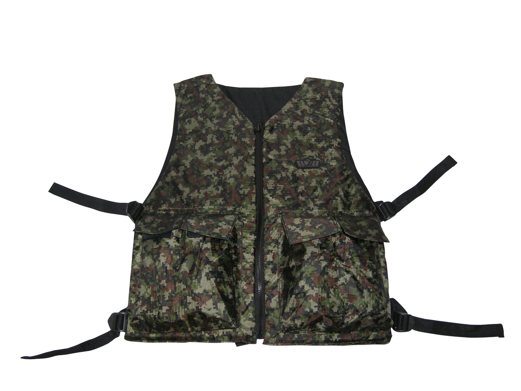 Paintball/Airsoft Reversible Vest Digital Green/Black