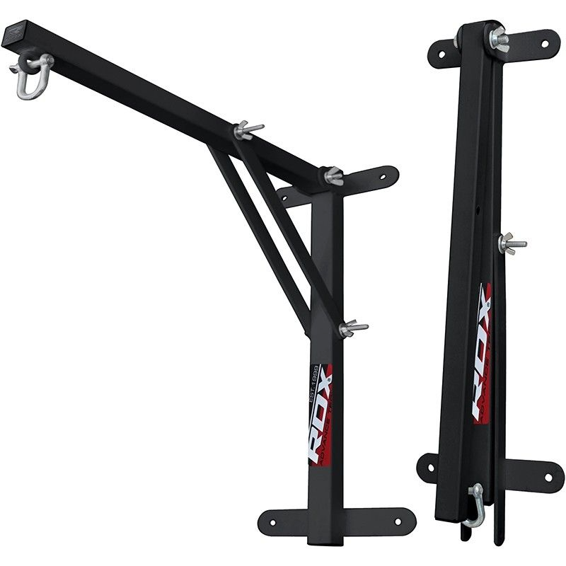 X2 BLACK FOLDING HEAVY DUTY WALL MOUNT BRACKET FOR PUNCH BAGS by RDX