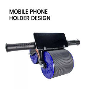 Abdominal Exercise Wheel Ab Roller Muscle Equipment with LCD Automatic Rebound