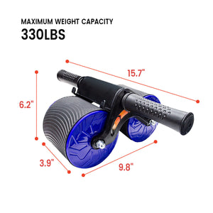 Abdominal Exercise Wheel Ab Roller Muscle Equipment with LCD Automatic Rebound