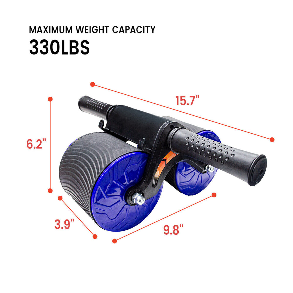 Abdominal Exercise Wheel Ab Roller Muscle Equipment with LCD Automatic Rebound