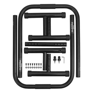 Dip Station Heavy Duty Dip Bar Stand Fitness Workout Adjustable Parallel Bars