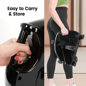 Under Desk Mini Exercise Bike with LCD Portable Pedal Exerciser Office Fitness