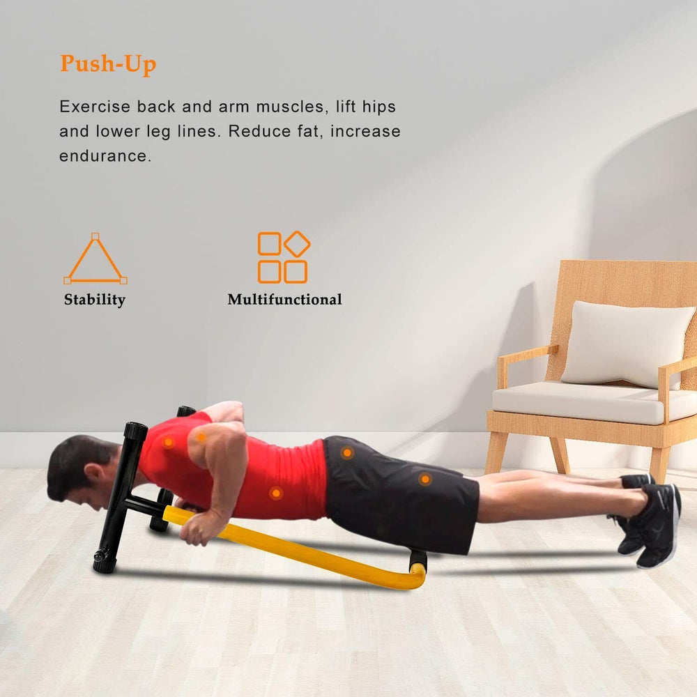 Dip Station Heavy Duty Dip Bar Stand Fitness Workout Adjustable Parallel Bars