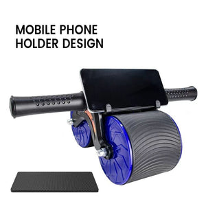 Abdominal Exercise Wheel Ab Roller Muscle Equipment with LCD Automatic Rebound
