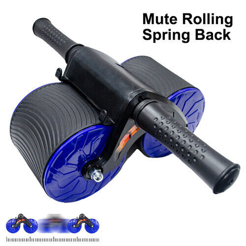 Abdominal Exercise Wheel Ab Roller Muscle Equipment with LCD Automatic Rebound