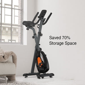Foldable Exercise Bike Smart Stationary Cycling Bicycle for Home Fitness