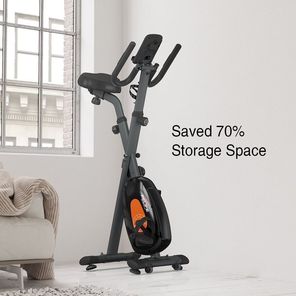 Foldable Exercise Bike Smart Stationary Cycling Bicycle for Home Fitness