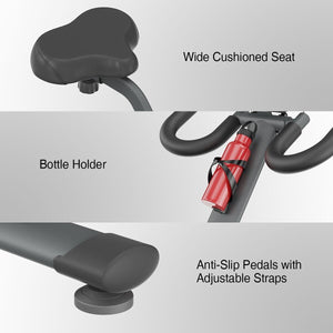 Foldable Exercise Bike Smart Stationary Cycling Bicycle for Home Fitness