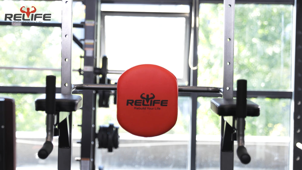 RELIFE Power Tower Dip Station Pull up Bar for Home Gym Strength Training 330Lbs