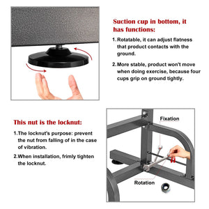 RELIFE Power Tower Dip Station Pull up Bar for Home Gym Strength Training 330Lbs