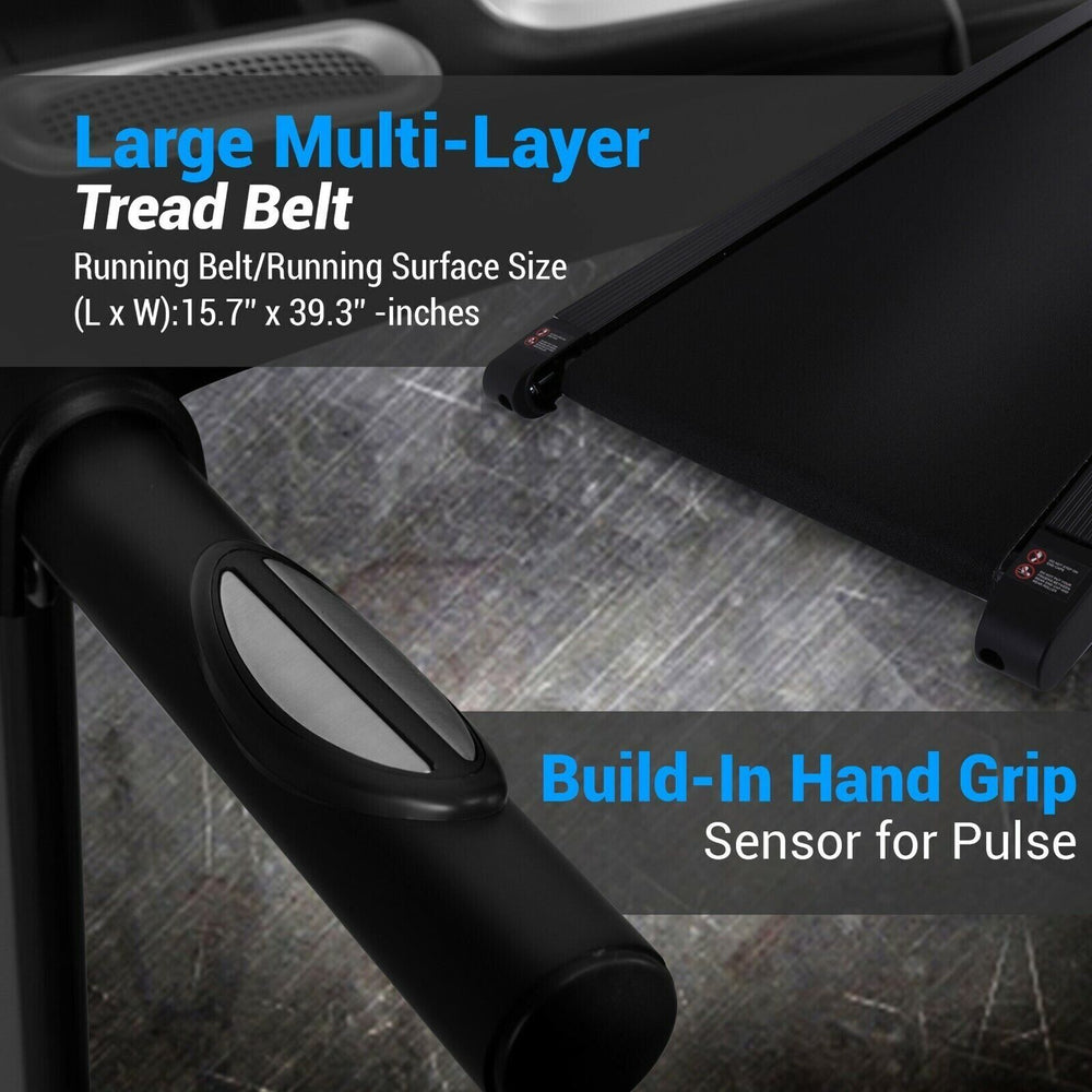 Serenelife Folding Treadmill Motorized Running Machine 3''LCD Display