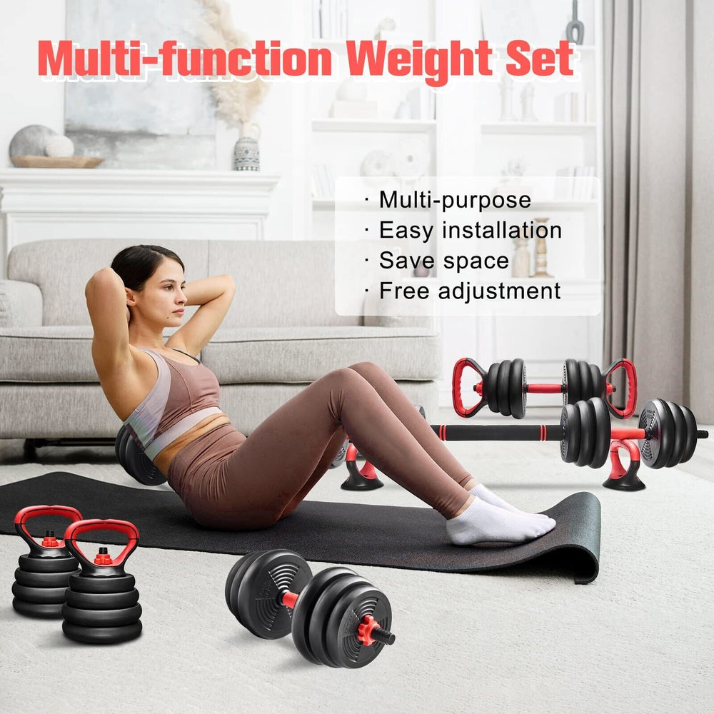 6in1 Adjustable Weight Dumbbell Set