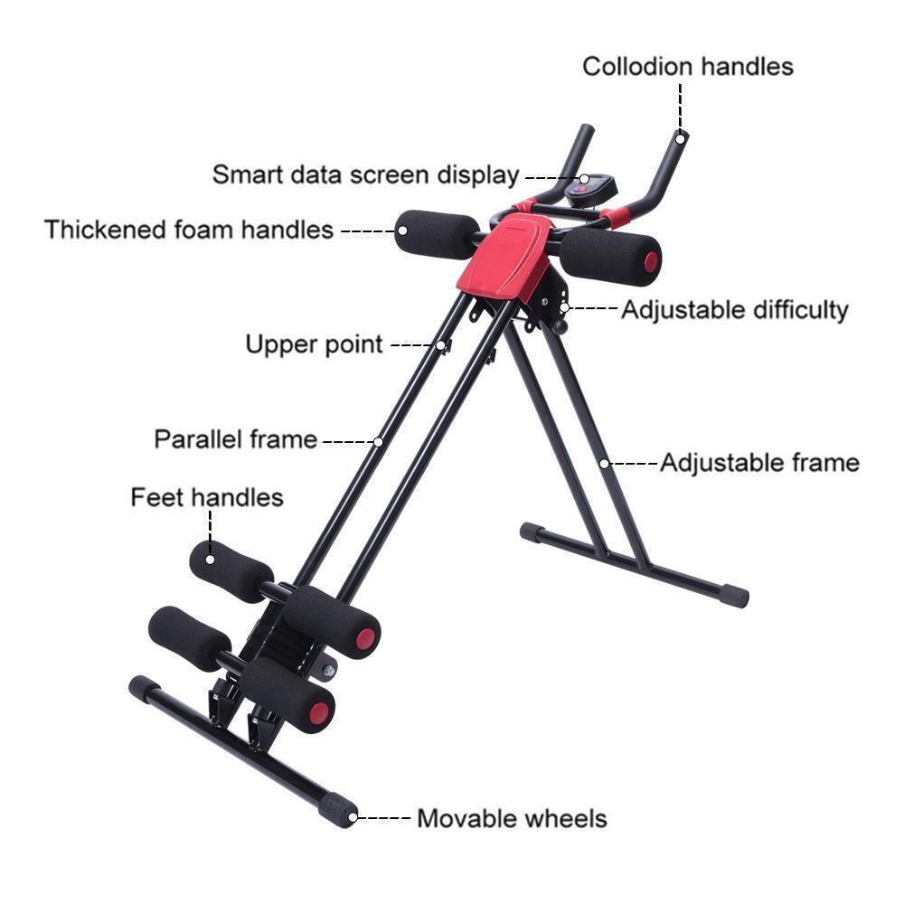 Adjustable Ab Cruncher Abdominal Exercise Trainer Shaper Machine High Quality