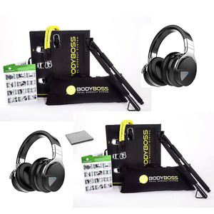 Bodyboss 2.0 Portable Home Gym System (2 Pack) -Resistance Bar, Handles- Bundle