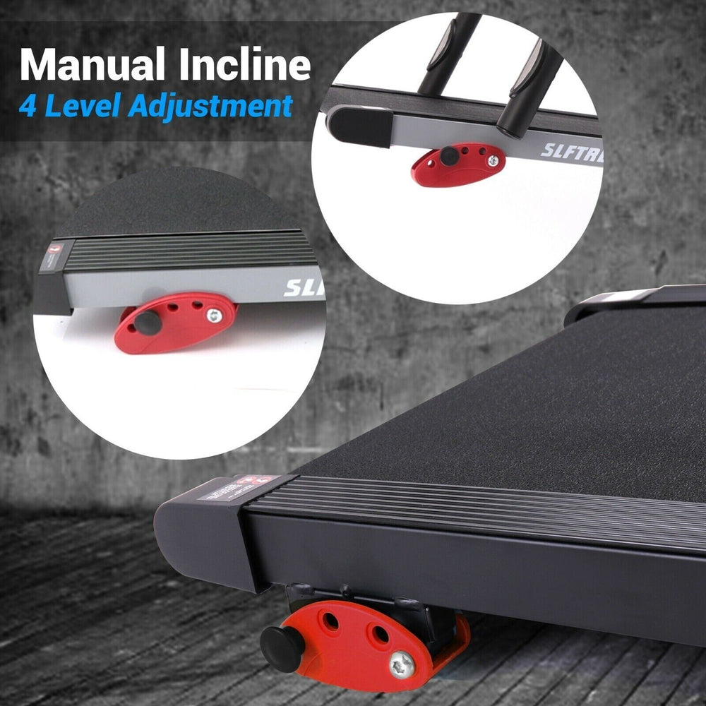 Serenelife Folding Treadmill Motorized Running Machine 3''LCD Display