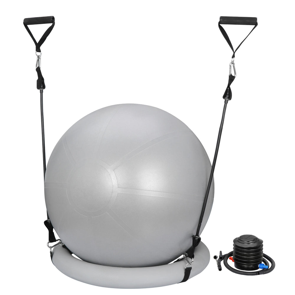 65Cm Exercise Workout Yoga Ball Fitness Pilates Sculpting Balance Include Pump