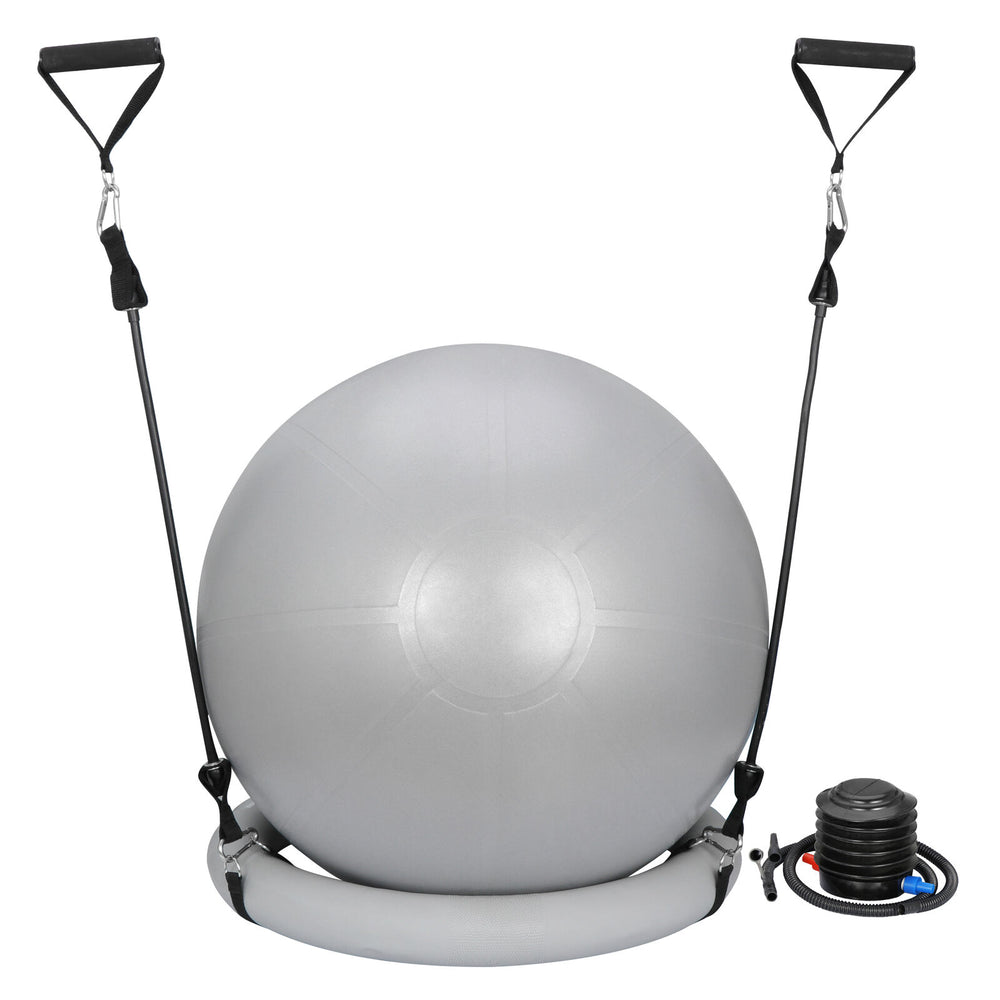 65Cm Exercise Workout Yoga Ball Fitness Pilates Sculpting Balance Include Pump