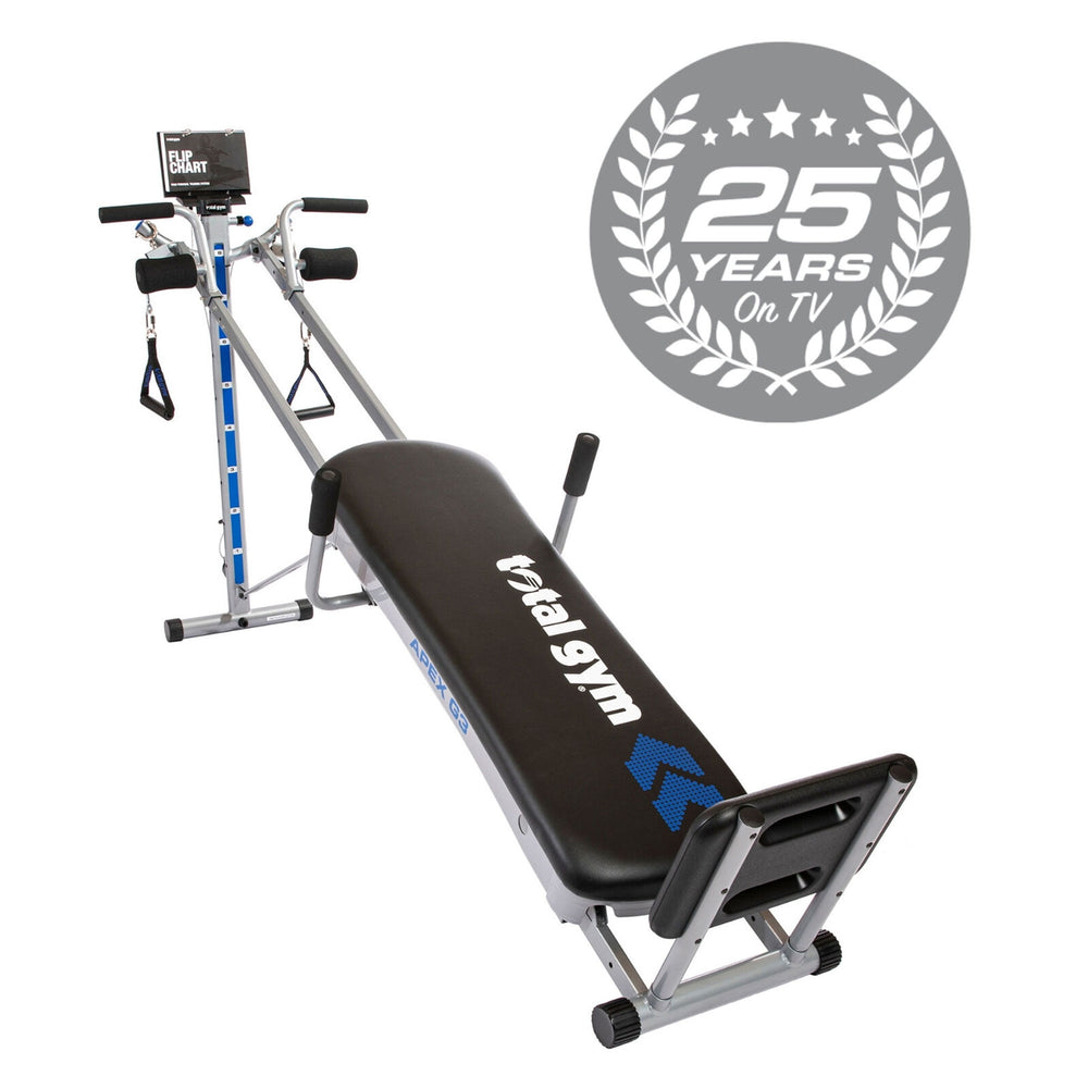 Total Gym APEX G3 Home Fitness Incline Weight Trainer with 8 Resistance Levels