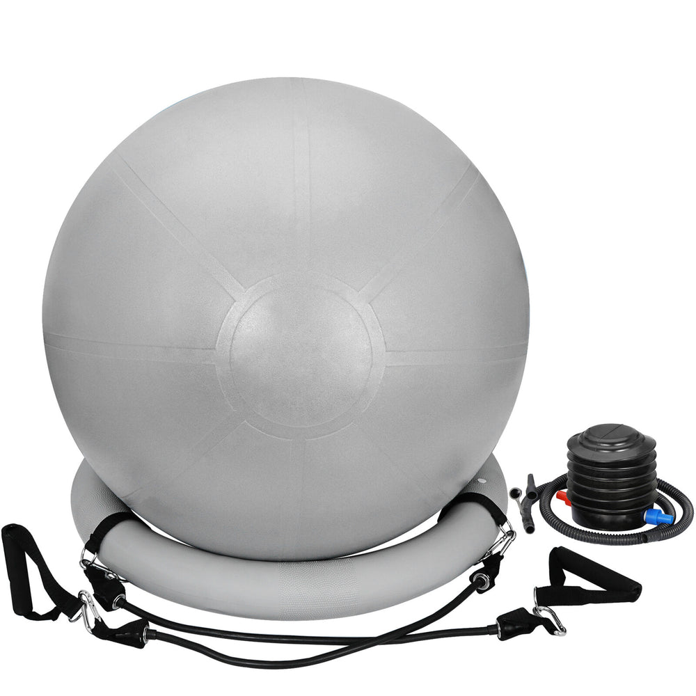 65Cm Exercise Workout Yoga Ball Fitness Pilates Sculpting Balance Include Pump