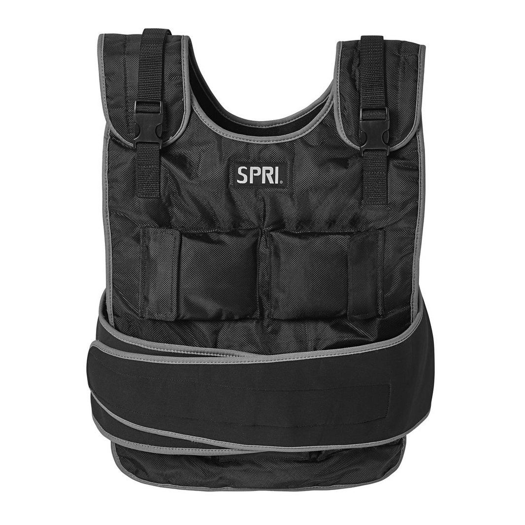 ADJUSTABLE WEIGHTED VEST (20LB) by SPRI