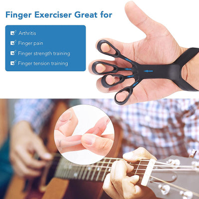 Silicone Wrist Stretcher Finger Exercise Trainer Finger Tension Circle Five Fingers