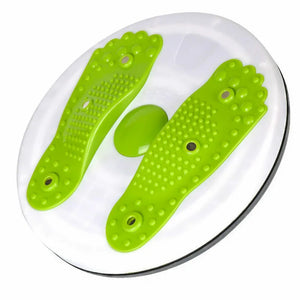 Light green Twister Plate Twist Board Magnet Plate Twist Disk Slimming Legs Fitness Twist Waist wriggle Plate Balance Foot Massage Disc