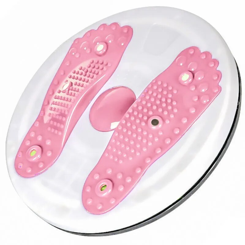 pink Twister Plate Twist Board Magnet Plate Twist Disk Slimming Legs Fitness Twist Waist wriggle Plate Balance Foot Massage Disc