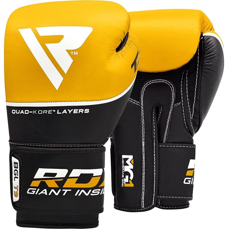 T9 ACE LEATHER BOXING GLOVES by RDX