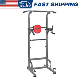 RELIFE Power Tower Dip Station Pull up Bar for Home Gym Strength Training 330Lbs