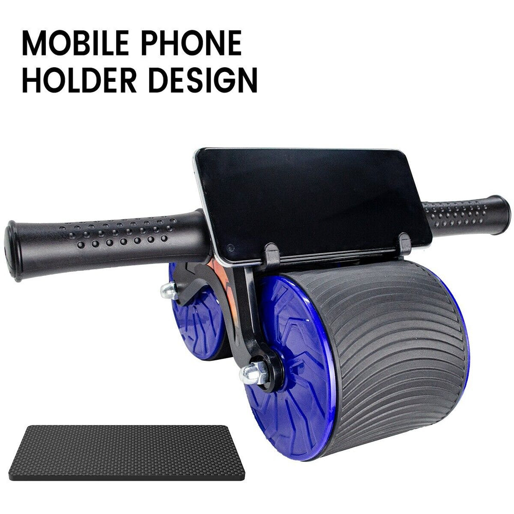 Abdominal Exercise Wheel Ab Roller Muscle Equipment with LCD Automatic Rebound